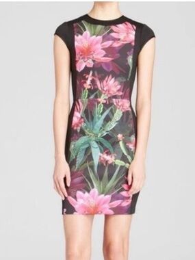 Ted Baker Ellika Chameleon Jungle Floral Bodycon Dress 1